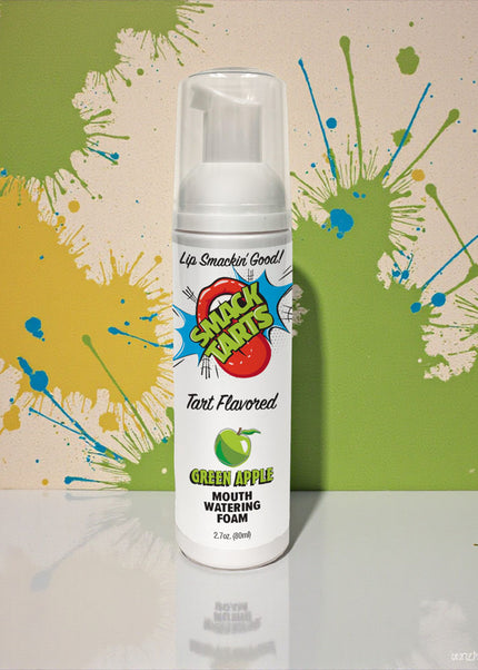 Smack Tarts Mouthwatering Foam - Green Apple - Sour Green Apple Flavoured - 80 ml Bottle
