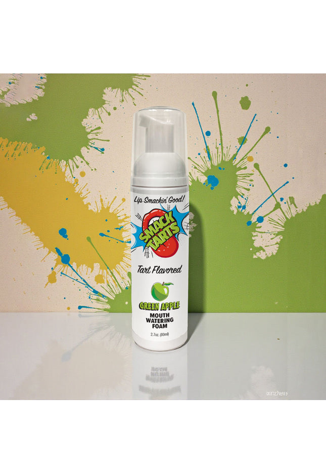 Smack Tarts Mouthwatering Foam - Green Apple - Sour Green Apple Flavoured - 80 ml Bottle