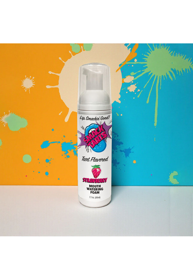 Smack Tarts Mouthwatering Foam - Strawberry - Sour Strawberry Flavoured - 80 ml Bottle