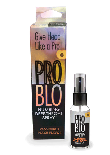 ProBlo Deep Throat Spray - Peach - Peach Flavoured Deep Throat Spray - 30 ml