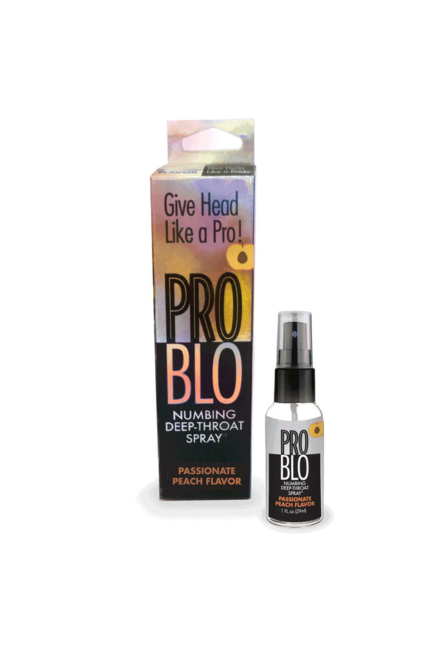 ProBlo Deep Throat Spray - Peach - Peach Flavoured Deep Throat Spray - 30 ml