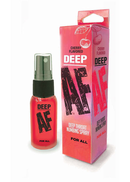 Deep AF - Cherry - Cherry Flavoured Deep Throat Spray - 29 ml