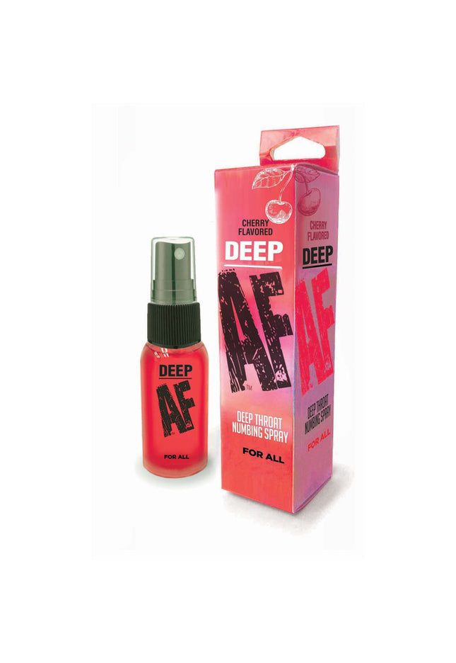 Deep AF - Cherry - Cherry Flavoured Deep Throat Spray - 29 ml