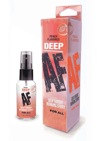 Deep AF - Peach - Peach Flavoured Deep Throat Spray - 29 ml