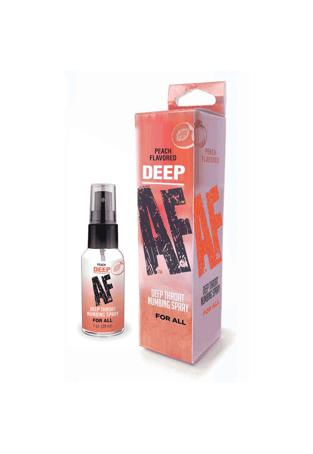 Deep AF - Peach - Peach Flavoured Deep Throat Spray - 29 ml