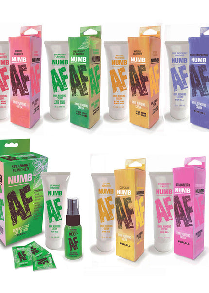 Numb AF - Strawberry - Strawberry Flavoured Anal Numbing Cream - 44 ml Tube
