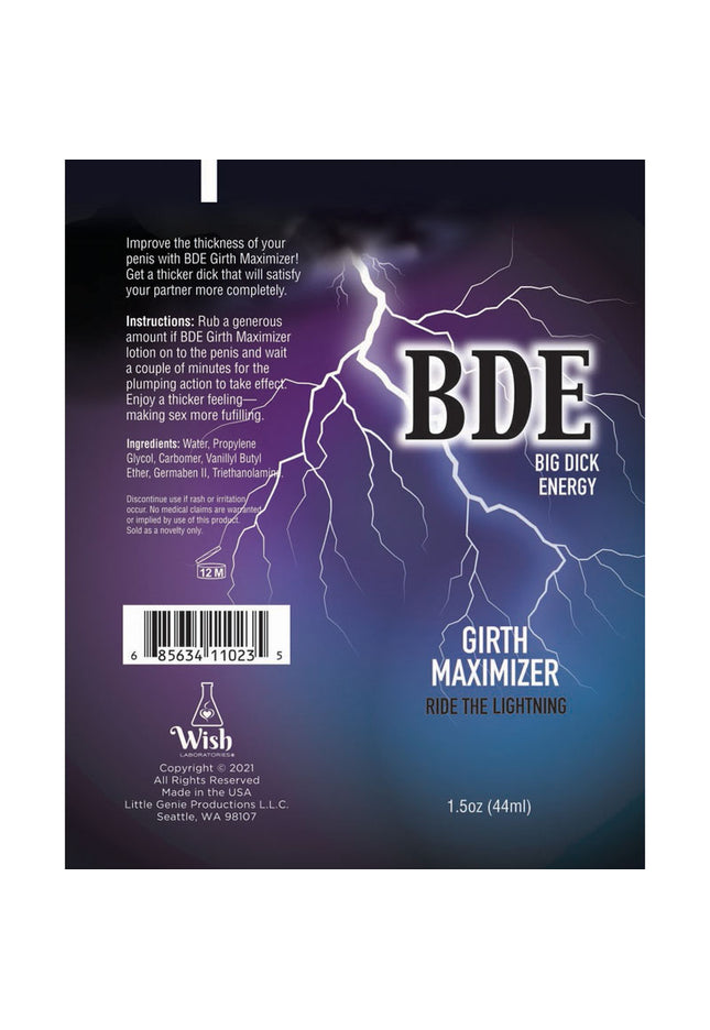 Big Dick Energy Girth Maximiser - Male Enlarger Cream - 44 ml Tube