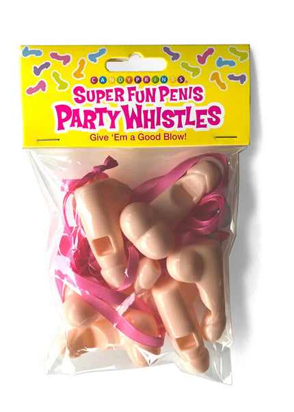 Super Fun Penis Party Whistles - Hens Party Novelties - 8 Pack