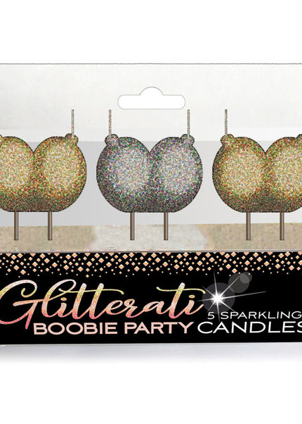 Glitterati - Boobie Candle Set - Novelty Candles - Set of 3