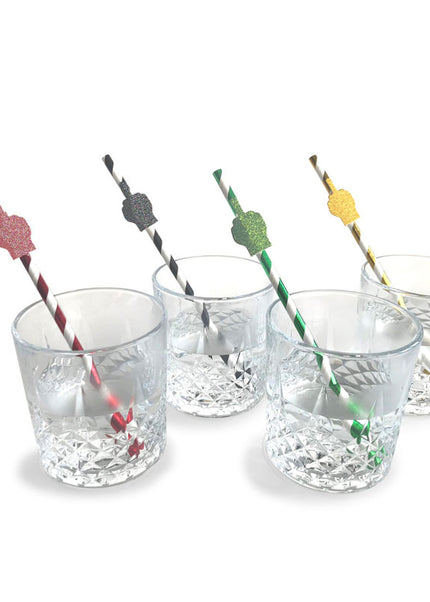 Happy Fucking Birthday Tall Party Straws - Party Straws - 8 Pack