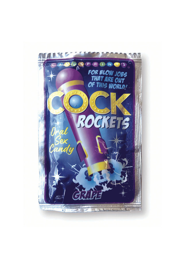 Cock Rockets - Grape - Grape Flavoured Oral Sex Candy - 15 grams