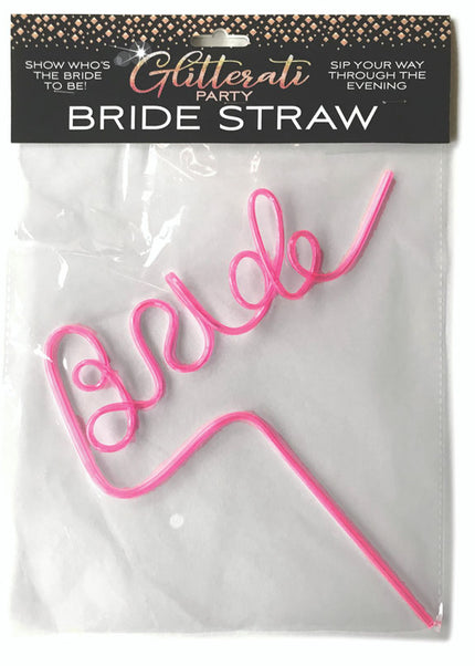 Glitterati - Bride Straw - Hens Party Novelty