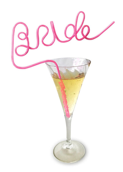Glitterati - Bride Straw - Hens Party Novelty