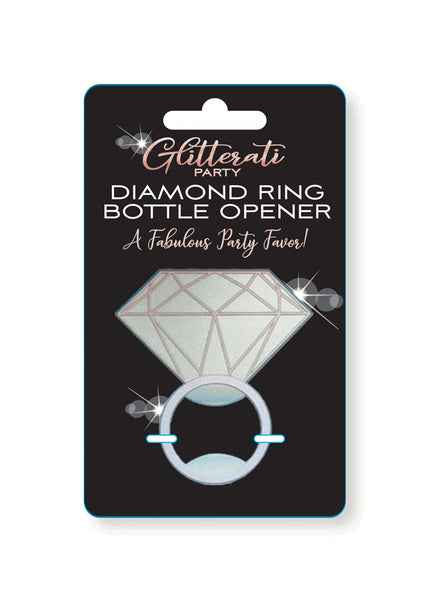 Glitterati Diamond Ring Bottle Opener - Novelty Bottle Opener