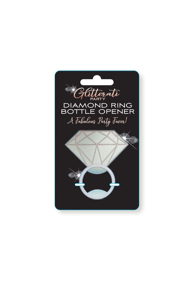 Glitterati Diamond Ring Bottle Opener - Novelty Bottle Opener