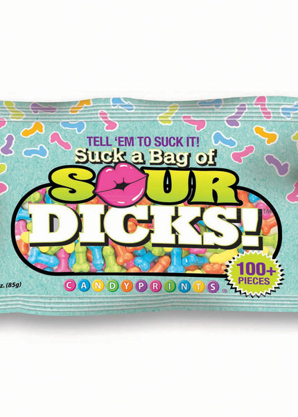 Suck A Bag Of Sour Dicks! - Novelty Pecker Lollies - 84 grams