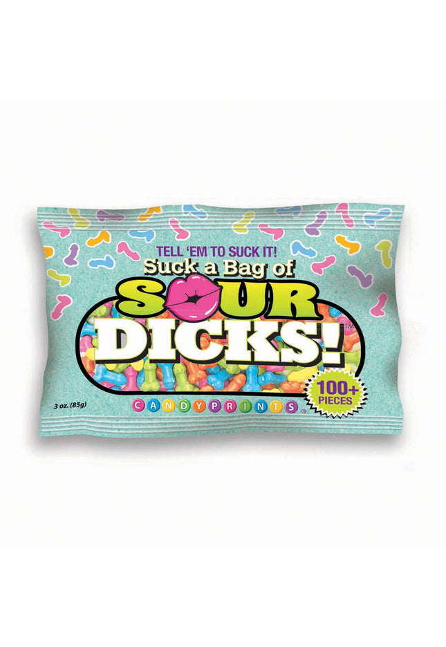 Suck A Bag Of Sour Dicks! - Novelty Pecker Lollies - 84 grams