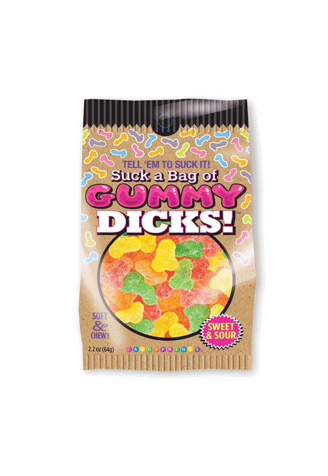 Suck A Bag Of Gummy Dicks! - Gummy Pecker Lollies - 64 grams