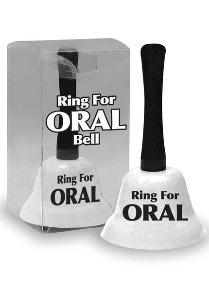 Ring For Oral Bell - White Novelty Bell