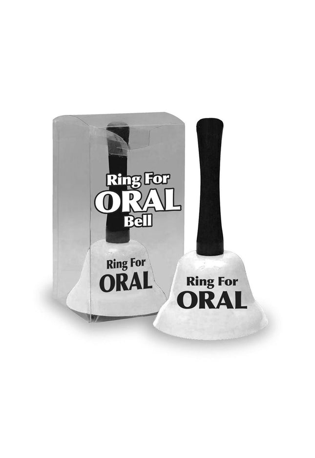 Ring For Oral Bell - White Novelty Bell