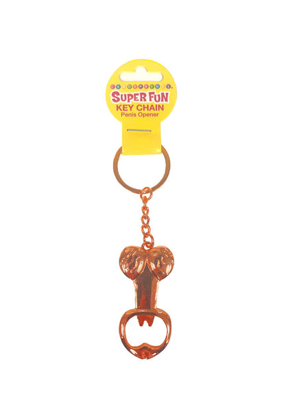 Super Fun Key Chain - Penis Bottle Opener - Novelty Key Chain