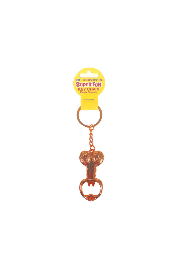 Super Fun Key Chain - Penis Bottle Opener - Novelty Key Chain