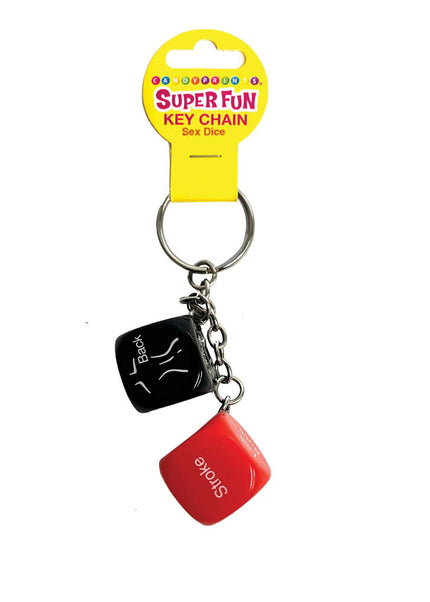 Super Fun Key Chain - Sex Dice - Erotic Dice Novelty Keychain