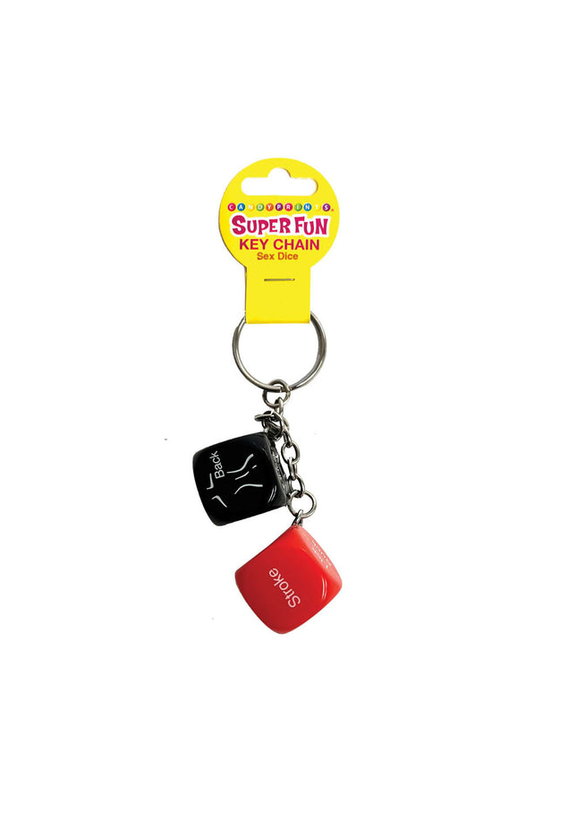 Super Fun Key Chain - Sex Dice - Erotic Dice Novelty Keychain