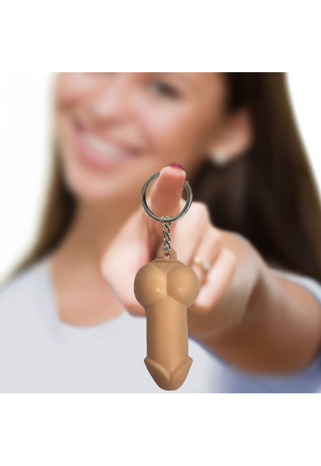 Super Fun Key Chain - Squishy Penis - Novelty Keychain