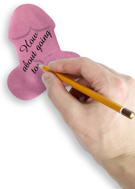 Super Fun Penis Sticky Notes - Multi Coloured Novelty Sticky Notes - 100 Pack