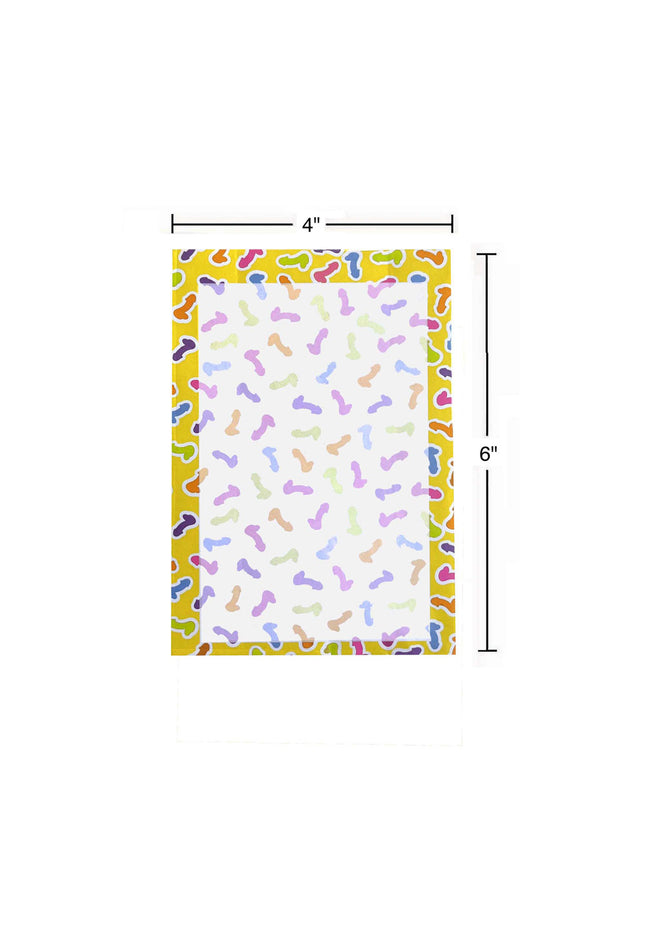 Super Fun Penis Notepad - Novelty Notepad - 100 Pages