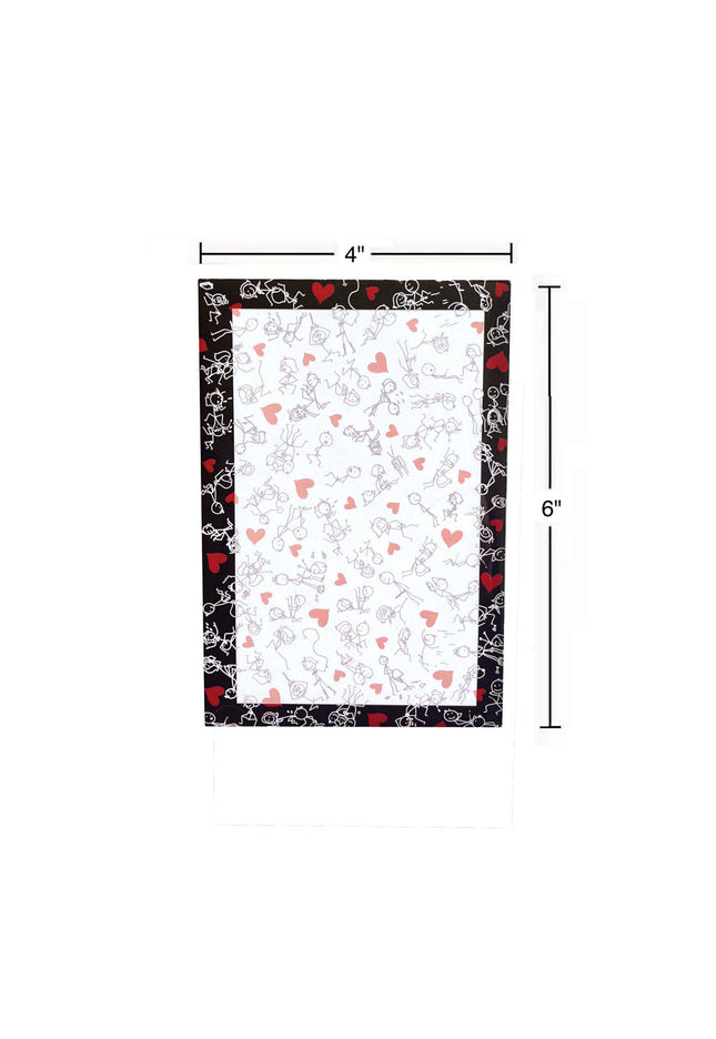 Naughty Stick Figure Notepad - Novelty Notepad - 100 Pages