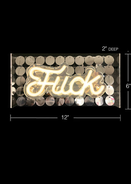 Fuck Neon Light Sign - Novelty Neon Light