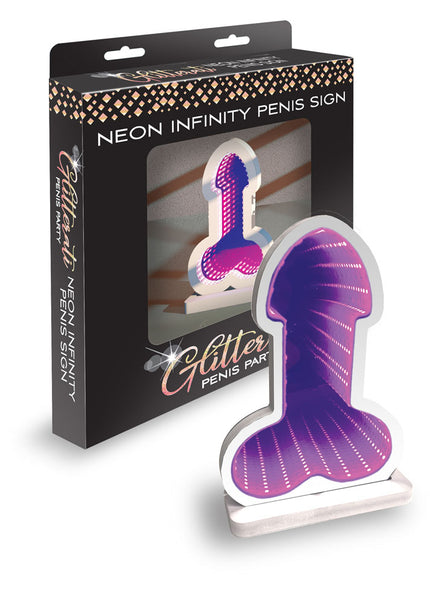 Glitterati Neon Infinity Penis Sign - Novelty LED Light