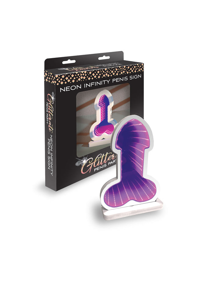 Glitterati Neon Infinity Penis Sign - Novelty LED Light