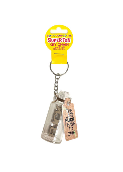 Super Fun Key Chain - Last Fuck I Have To Give - Novelty Keychain