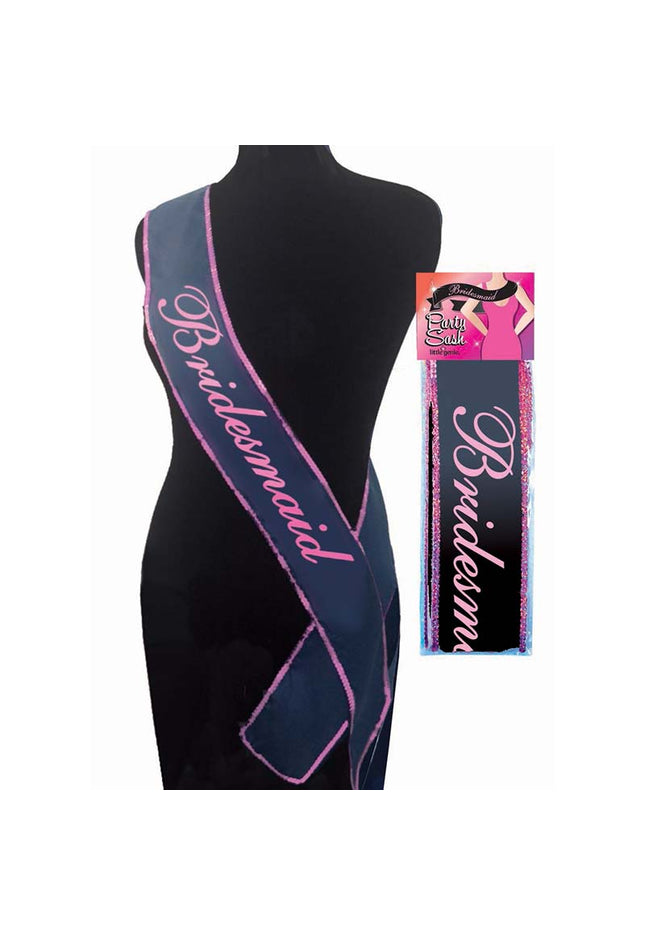 The Bride's Maid Sash - White Hens Party Sash