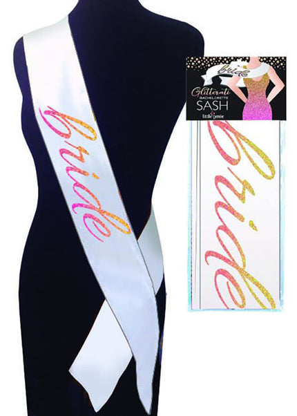 Glitterati - Bride Sash - Hens Party Novelty Sash