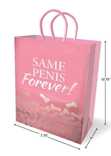 Same Penis Forever Gift Bag - Novelty Gift Bag