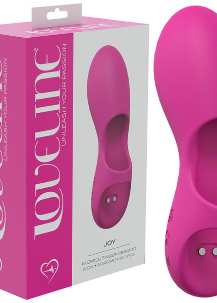 LOVELINE Joy - Pink - Pink USB Rechargeable Finger Stimulator