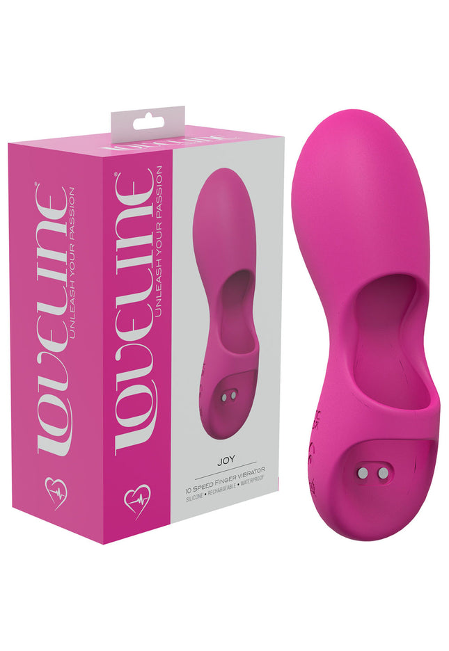 LOVELINE Joy - Pink - Pink USB Rechargeable Finger Stimulator