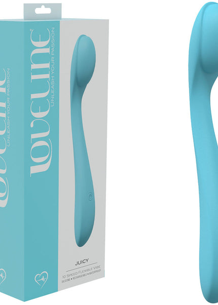 LOVELINE Juicy - Blue - Blue 21.5 cm USB Rechargeable Vibrator