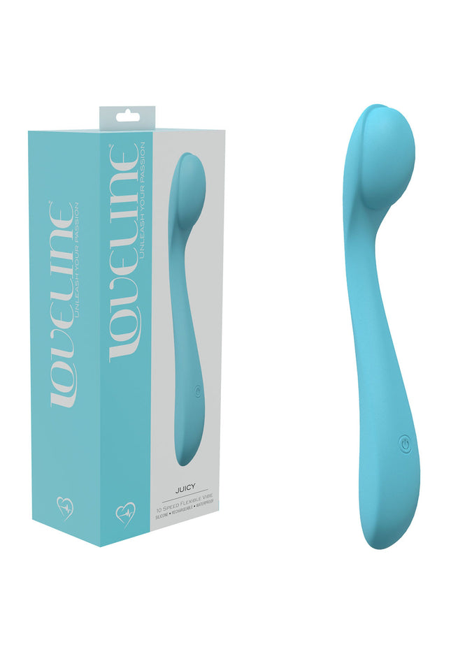 LOVELINE Juicy - Blue - Blue 21.5 cm USB Rechargeable Vibrator