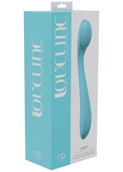 LOVELINE Juicy - Blue - Blue 21.5 cm USB Rechargeable Vibrator