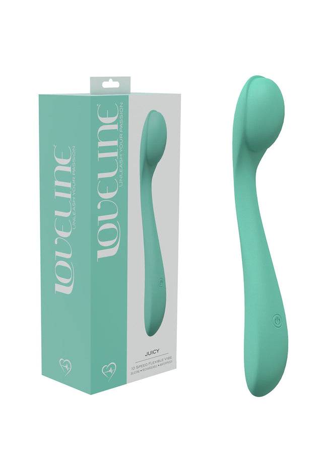 LOVELINE Juicy - Green - GReen 21.5 cm USB Rechargeable Vibrator