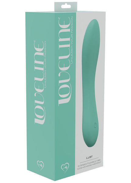 LOVELINE Lust - Green - Green 17 cm USB Rechargeable Vibrator