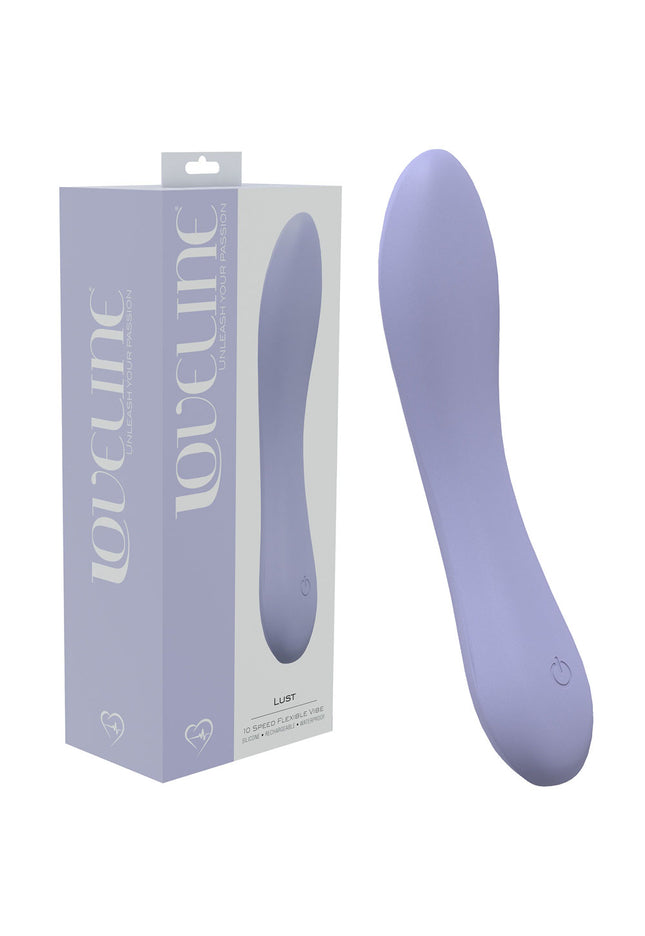 LOVELINE Lust - Lavender - Lavender 17 cm USB Rechargeable Vibrator
