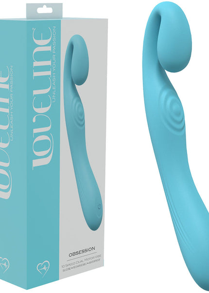 LOVELINE Obsession - Blue - Blue 18.4 cm USB Rechargeable Vibrator