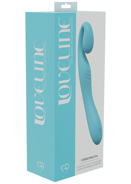 LOVELINE Obsession - Blue - Blue 18.4 cm USB Rechargeable Vibrator