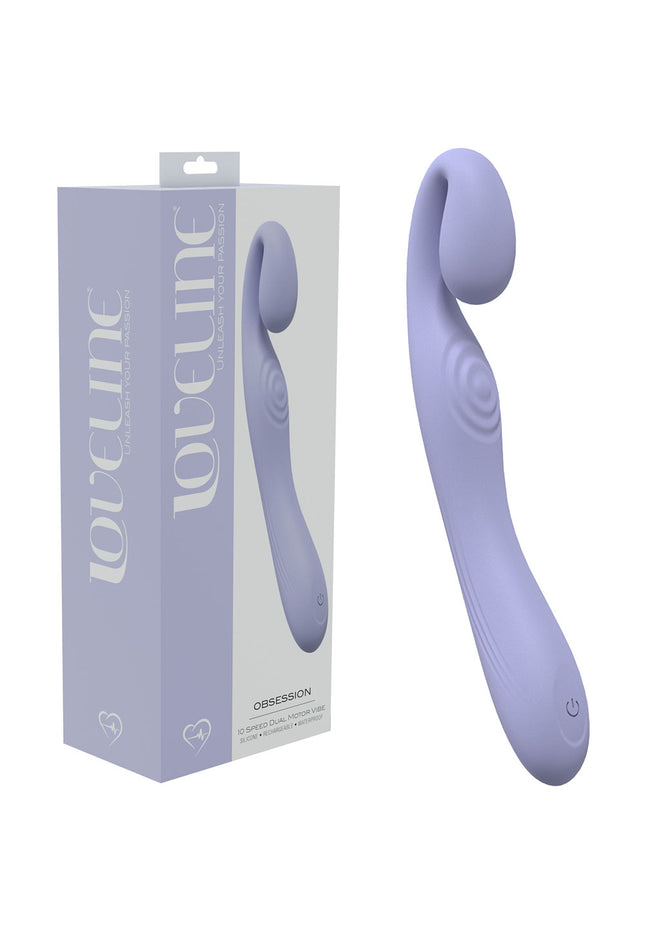 LOVELINE Obsession - Lavender - Lavender 18.4 cm USB Rechargeable Vibrator
